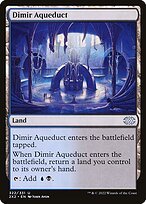 Matte Finish Double Masters 2022 Dimir Aqueduct ( #322 )