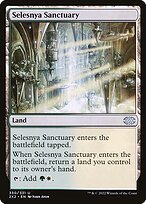 Matte Finish Double Masters 2022 Selesnya Sanctuary ( #330 )