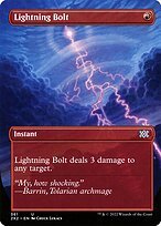 Matte Finish Double Masters 2022 Lightning Bolt ( #361 )