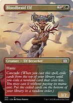 Matte Finish Double Masters 2022 Bloodbraid Elf ( #373 )