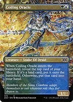Matte Finish Double Masters 2022 Coiling Oracle ( #375 )