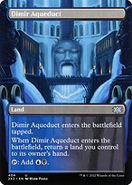 Matte Finish Double Masters 2022 Dimir Aqueduct ( #404 )