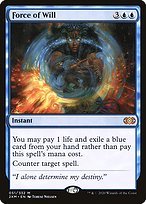 Glossy Finish Double Masters Force of Will ( #51 )