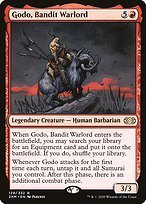 Glossy Finish Double Masters Godo, Bandit Warlord ( #128 )
