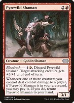Glossy Finish Double Masters Pyrewild Shaman ( #138 )