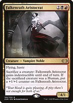 Glossy Finish Double Masters Falkenrath Aristocrat ( #195 )