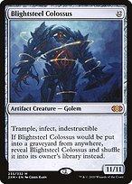 Glossy Finish Double Masters Blightsteel Colossus ( #235 )