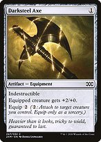 Glossy Finish Double Masters Darksteel Axe ( #247 )