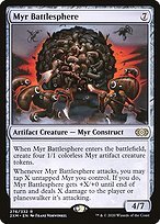 Glossy Finish Double Masters Myr Battlesphere ( #276 )