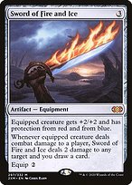 Glossy Finish Double Masters Sword of Fire and Ice ( #297 )