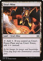 Glossy Finish Double Masters Urza's Mine ( #329 )