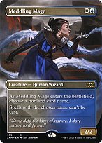 Glossy Finish Double Masters Meddling Mage ( #355 )