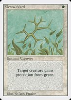 Matte Finish Revised Edition Green Ward ( #20 )