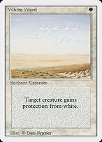 Matte Finish Revised Edition White Ward ( #45 )