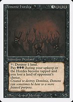 Matte Finish Revised Edition Demonic Hordes ( #104 )
