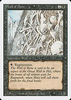 Matte Finish Revised Edition Wall of Bone ( #134 )