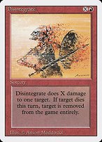 Matte Finish Revised Edition Disintegrate ( #142 )