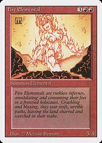 Matte Finish Revised Edition Fire Elemental ( #149 )