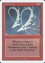 Matte Finish Revised Edition Manabarbs ( #165 )