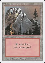 Matte Finish Revised Edition Mountain ( #301 )