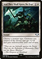 Matte Finish Warhammer 40,000 Commander And They Shall Know No Fear ( #9 )