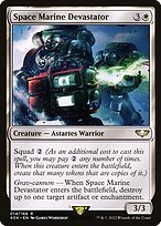 Matte Finish Warhammer 40,000 Commander Space Marine Devastator ( #14 )