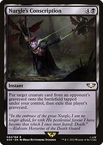 Matte Finish Warhammer 40,000 Commander Nurgle's Conscription ( #44 )