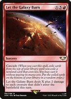 Matte Finish Warhammer 40,000 Commander Let the Galaxy Burn ( #81 )