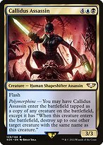 Matte Finish Warhammer 40,000 Commander Callidus Assassin ( #109 )