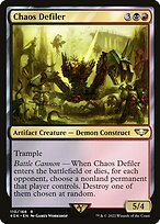 Matte Finish Warhammer 40,000 Commander Chaos Defiler ( #110 )