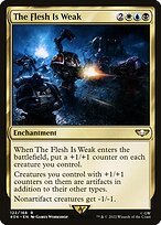 Matte Finish Warhammer 40,000 Commander The Flesh Is Weak ( #122 )