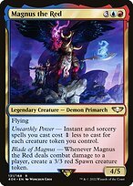 Matte Finish Warhammer 40,000 Commander Magnus the Red ( #131 )