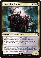 Matte Finish Warhammer 40,000 Commander Sister Hospitaller ( #141 )