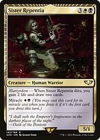 Matte Finish Warhammer 40,000 Commander Sister Repentia ( #142 )