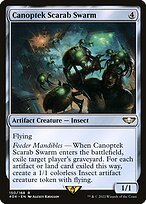 Matte Finish Warhammer 40,000 Commander Canoptek Scarab Swarm ( #150 )