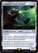 Matte Finish Warhammer 40,000 Commander Canoptek Tomb Sentinel ( #152 )