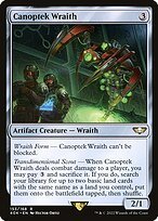 Matte Finish Warhammer 40,000 Commander Canoptek Wraith ( #153 )