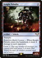Matte Finish Warhammer 40,000 Commander Knight Paladin ( #160 )