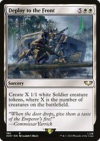 Matte Finish Warhammer 40,000 Commander Deploy to the Front ( #184 )