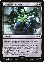 Matte Finish Warhammer 40,000 Commander Go for the Throat ( #201 )