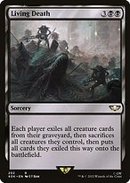 Matte Finish Warhammer 40,000 Commander Living Death ( #202 )