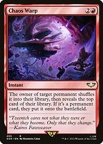 Matte Finish Warhammer 40,000 Commander Chaos Warp ( #205 )