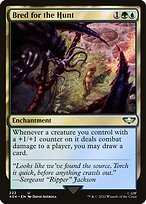 Matte Finish Warhammer 40,000 Commander Bred for the Hunt ( #222 )