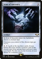 Matte Finish Warhammer 40,000 Commander Icon of Ancestry ( #242 )