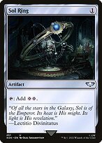 Matte Finish Warhammer 40,000 Commander Sol Ring ( #251 )