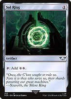 Matte Finish Warhammer 40,000 Commander Sol Ring ( #252 )
