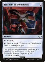 Matte Finish Warhammer 40,000 Commander Talisman of Dominance ( #254 )