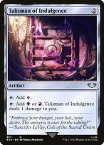 Matte Finish Warhammer 40,000 Commander Talisman of Indulgence ( #257 )