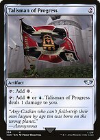 Matte Finish Warhammer 40,000 Commander Talisman of Progress ( #258 )
