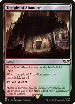 Matte Finish Warhammer 40,000 Commander Temple of Abandon ( #297 )
